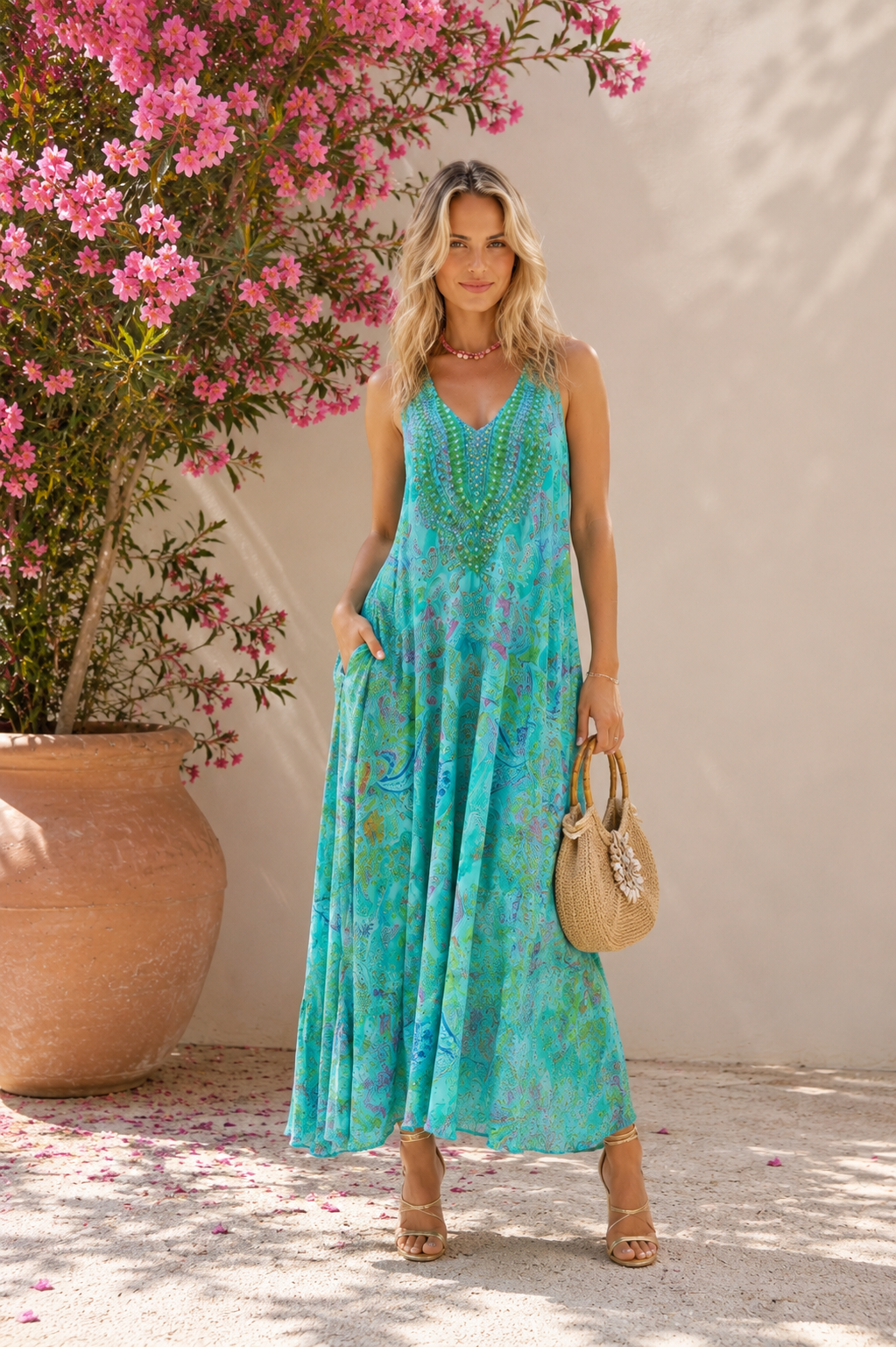 Holiday Dress Azur