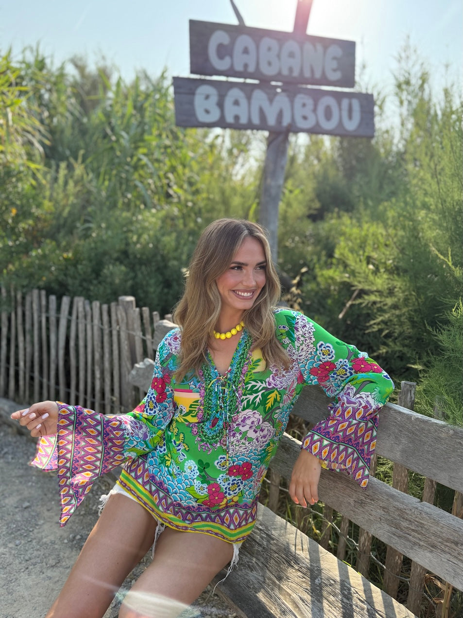 Fanny Blouse Matcha