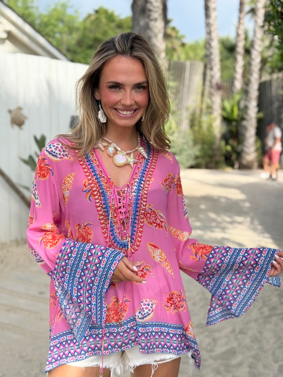Fanny Blouse Beach Vibes