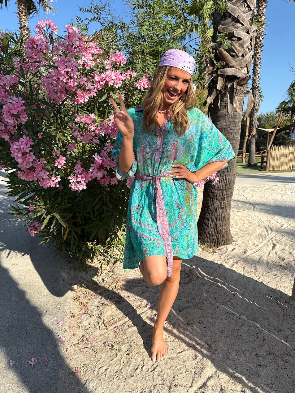 Rania Tunic Azur