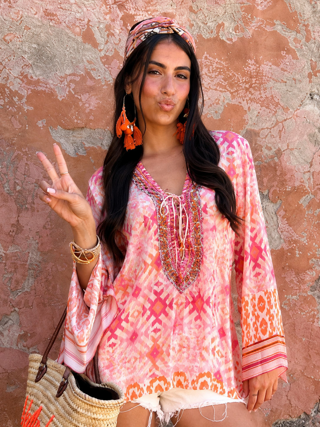 Fanny Blouse Sunset