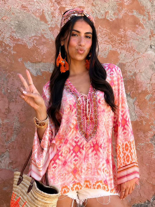 Fanny Blouse Sunset
