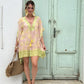 Hera Short Kaftan Limoni