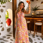 Hi Low Dress Flower Power