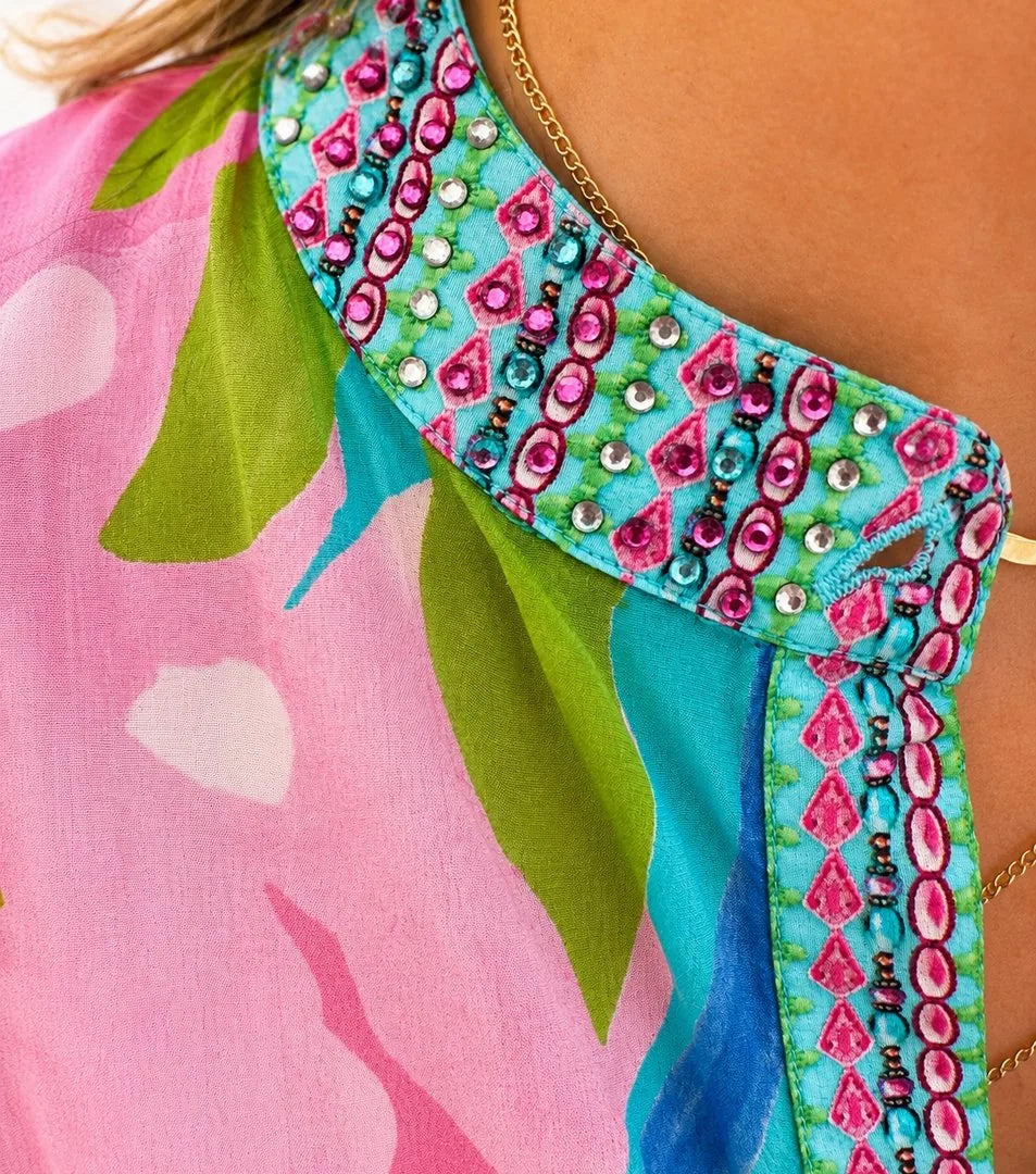 Jane Blouse Ocean Love