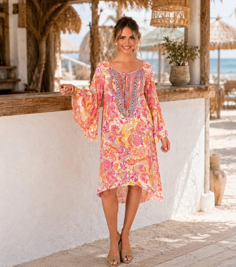 Noah Short Dress Flower Power